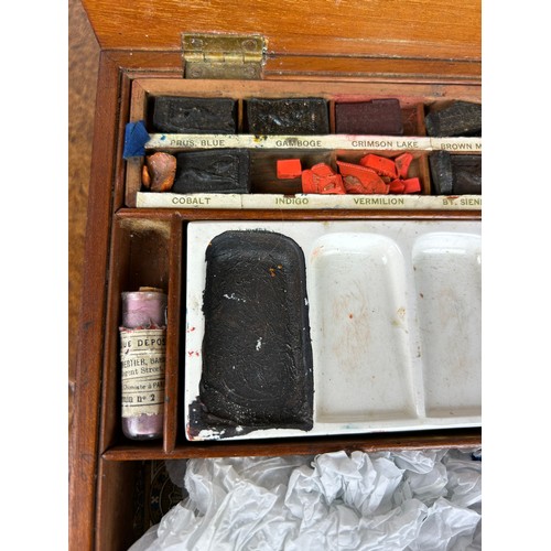 403 - A REEVES AND SONS PAINT BOX 'THE CHEAPSIDE LONDON',

22cm x 17cm x 6cm