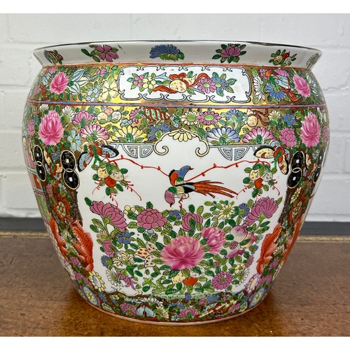 577 - A CHINESE FAMILLE ROSE JARDINIERE, 

32cm x 27cm