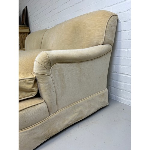 439 - A DAVID SEYFRIED 'CHELSEA' SOFA IN THE HOWARD STYLE, 

Large two-seater sofa.

230cm x 90cm x 80cm 
... 