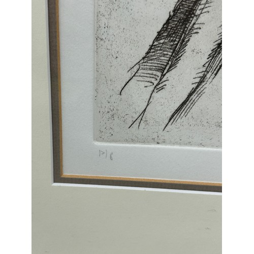 135 - NEALE WORLEY (B.1962): TWO ETCHINGS OF A GENTLEMAN', 

One an artists proof, the other numbered edit... 