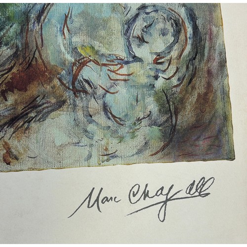 405 - MARC CHAGALL (1887-1985) A LITHOGRAPH, PENCIL NUMBERED EDITION, SIGNED IN THE PLATE, 

Sheet size 80... 