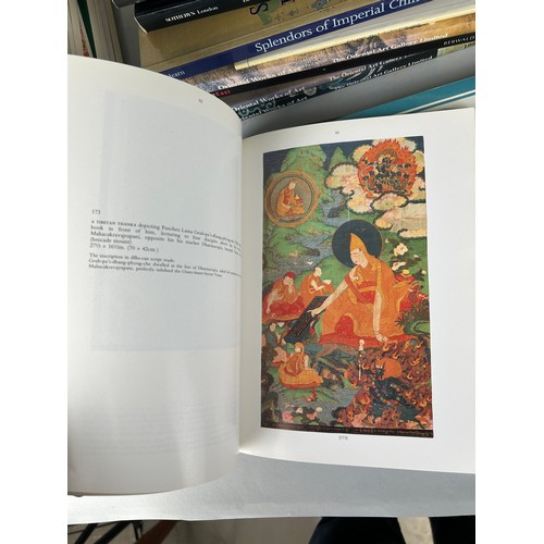 127 - A LARGE COLLECTION OF ASIAN ART CATALOGUES FROM SOTHEBY'S, CHRISTIES, SPINK AND OTHER AUCTION HOUSES... 