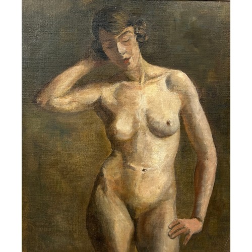 254 - PHYLLIS MARY ANTROBUS (1905-1983) AN OIL ON CANVAS PAINTING, 

45cm x 37cm 

Frame 61cm x 54cm 

Pro... 