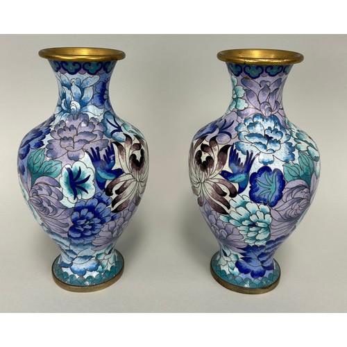 71 - A PAIR OF CHINESE CLOISSONNE VASES,

Along with a soapstone seals, and a blue and white porcelain in... 