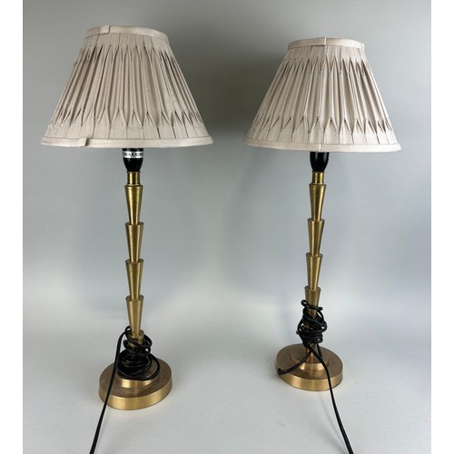 485 - A PAIR OF LAURA ASHLEY TABLE LAMPS AND SHADES