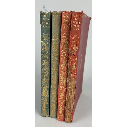 401 - A.A. MILNE: THREE FIRST EDITIONS AND ANOTHER LATER EDITION (4),

The House at Pooh Corner, first pub... 