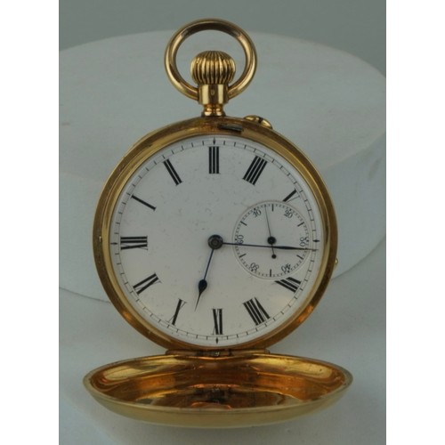 177 - AN 18CT GOLD POCKET WATCH CIRCA 1920'S, 

Weight: 87.1gms