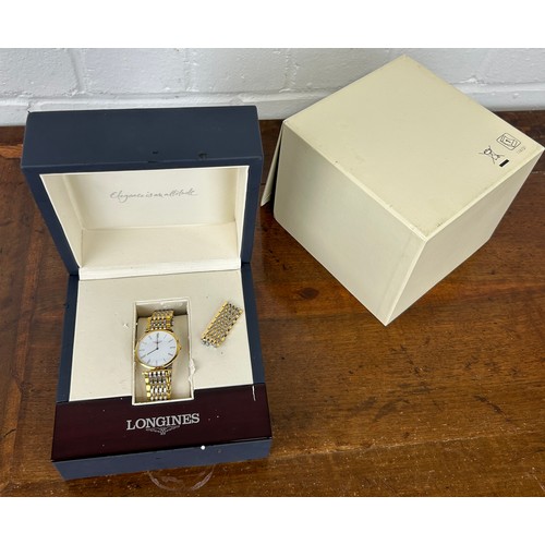 187A - A LONGINES LADIES 'LE GRANDE CLASSIQUE' WRISTWATCH IN ORIGINAL BOX