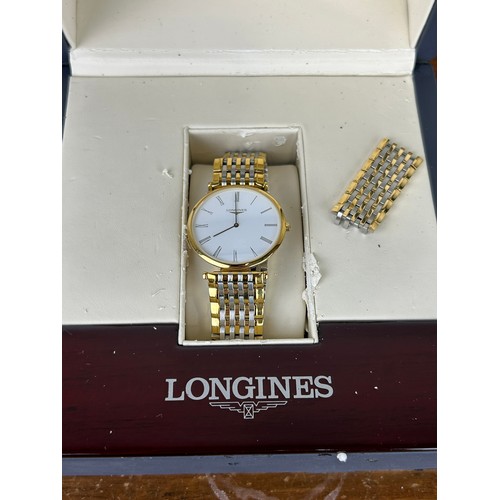 187A - A LONGINES LADIES 'LE GRANDE CLASSIQUE' WRISTWATCH IN ORIGINAL BOX