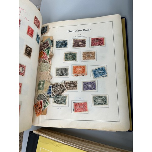 588 - A COLLECTION OF DEUTSCHLAND STAMPS AND FIRST DAY COVERS HOUSED IN ALBUMS (QTY)