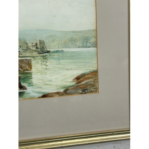 293 - A PAIR OF 19TH CENTURY WATERCOLOUR PAINTINGS ON PAPER DEPICTING A LAKE SCENE WITH DISTANT CATHEDRAL ... 