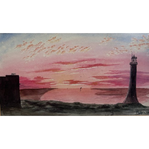 323 - A PAIR OF WATERCOLOUR PAINTINGS ON PAPER DEPICTING VIEWS IN MALTA, 

20cm x 12cm each. 

Mounted in ... 