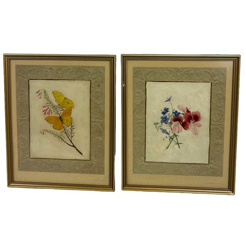 287 - ALICE HENRIETTA HOPE (LADY HOPE) (1823-1900): A PAIR OF WATERCOLOUR PAINTINGS ON PAPER FROM AN ALBUM... 