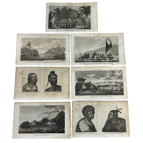 360 - EARLY VIEWS OF COOK'S VOYAGES IN ENGRAVED FORM FROM A FOLIO (7),