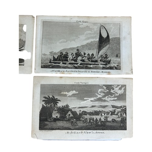 360 - EARLY VIEWS OF COOK'S VOYAGES IN ENGRAVED FORM FROM A FOLIO (7),