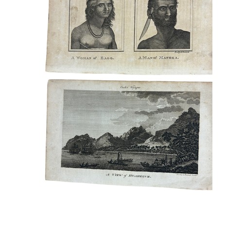 360 - EARLY VIEWS OF COOK'S VOYAGES IN ENGRAVED FORM FROM A FOLIO (7),