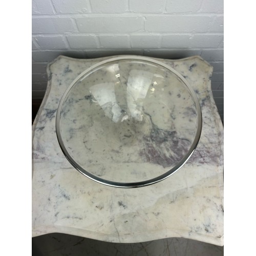 567 - AN EICHOLTZ GLASS BOWL, 

35cm D