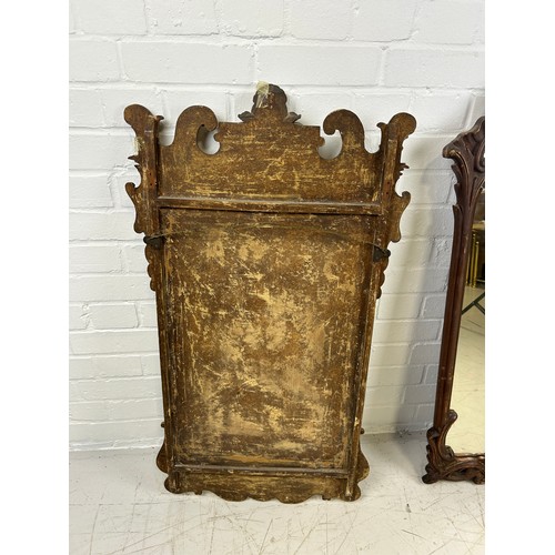 440A - A ROBERT ADAMS STYLE GILT WOOD WALL MIRROR ALONG WITH ANOTHER SIMILAR, 

Largest 115cm x 73cm 

Adam... 