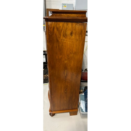 459C - A CONTINENTAL WALNUT CABINET WITH EBONY INLAY

161cm x 101cm x 51cm