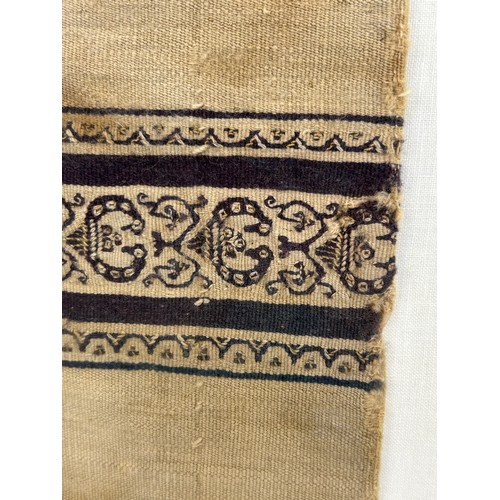 86 - A COPTIC LINEN AND WOOL TEXTILE CIRCA 5TH-8TH CENTURY A.D.

For similar see Bonhams Lot 330, 'Antiqu... 