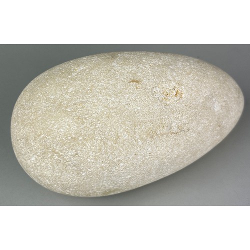 239 - A CARVED STONE SCULPTURE OF A DUCK,

24cm x 12cm