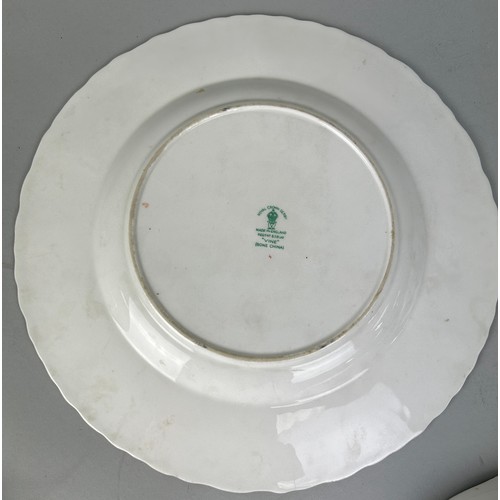 218 - THREE CERAMIC PLATES TO INCLUDE MEISSEN, SEVRES AND ROYAL CROWN DERBY, 

Meissen and Sevres plates, ... 