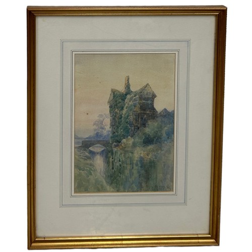 321 - A 19TH CENTURY WATERCOLOUR PAINTING ON PAPER DEPICTING LITTLE MORETON HALL, CHESHIRE

27cm x 19cm 

... 