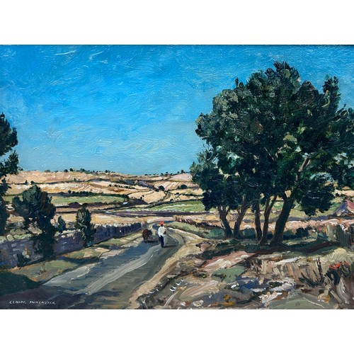 280 - CLAUDE GRAHAME MUNCASTER RWS, RBA, SMA, ROI (BRITISH 1903-1974): AN OIL ON BOARD PAINTING DEPICTING ... 