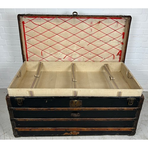 16 - A 19TH CENTURY LOUIS VUITTON TRUNK BY REPUTE BELONGING TO FAMED SWEDISH PHYSICIAN AND PSYCHIATRIST A... 