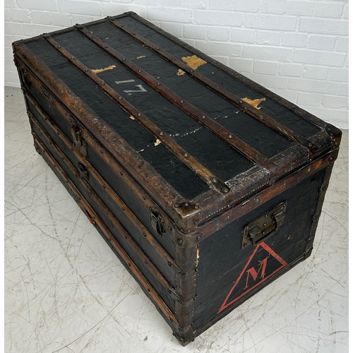 16 - A 19TH CENTURY LOUIS VUITTON TRUNK BY REPUTE BELONGING TO FAMED SWEDISH PHYSICIAN AND PSYCHIATRIST A... 