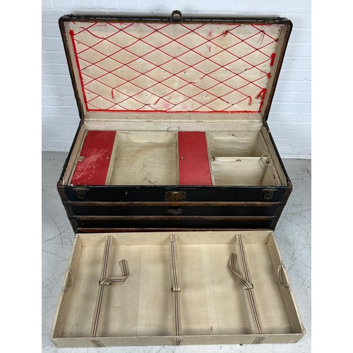 16 - A 19TH CENTURY LOUIS VUITTON TRUNK BY REPUTE BELONGING TO FAMED SWEDISH PHYSICIAN AND PSYCHIATRIST A... 