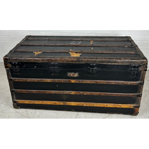 16 - A 19TH CENTURY LOUIS VUITTON TRUNK BY REPUTE BELONGING TO FAMED SWEDISH PHYSICIAN AND PSYCHIATRIST A... 