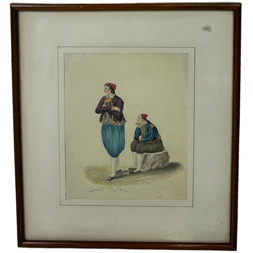 334 - AN EARLY 19TH CENTURY TOPOGRAPHICAL CONTINENTAL OR BRITISH WATERCOLOUR PAINTING AND DRAWING ON PAPER... 