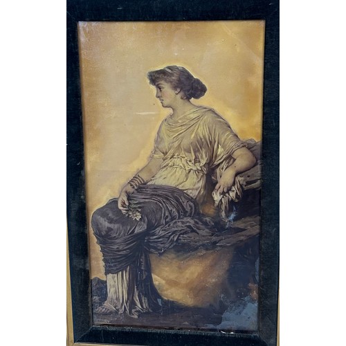 422 - A VICTORIAN FINE CRYSTOLEUM OF A CLASSICAL GRECIAN LADY,

Signed. 

47cm x 25cm 

Mounted in a frame... 