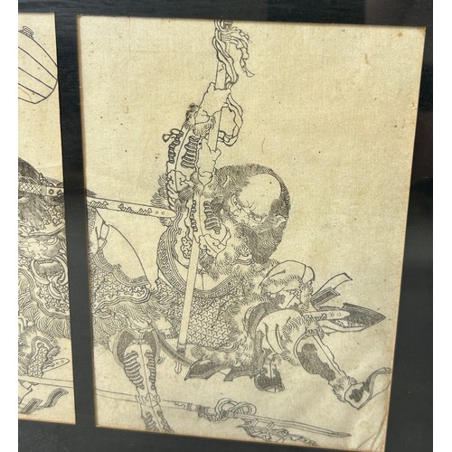 266 - A JAPANESE WOODBLOCK PRINT, 

Unknown artist.

Mounted in a frame and glazed. 34cm x 24cm