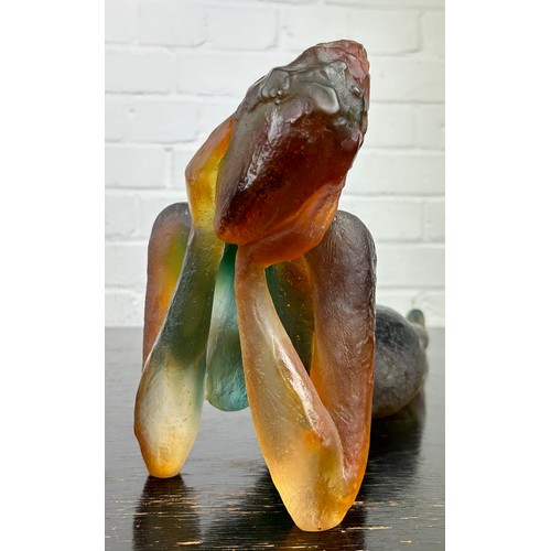 241 - SYLVIE MANGAUD LASSEIGNE FOR DAUM 'APRES L'AMOUR' GLASS SCULPTURE, 

Numbered 069/375.

Purchased fr... 