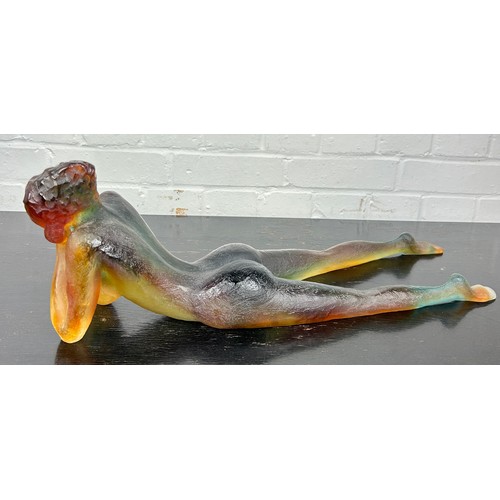 241 - SYLVIE MANGAUD LASSEIGNE FOR DAUM 'APRES L'AMOUR' GLASS SCULPTURE, 

Numbered 069/375.

Purchased fr... 