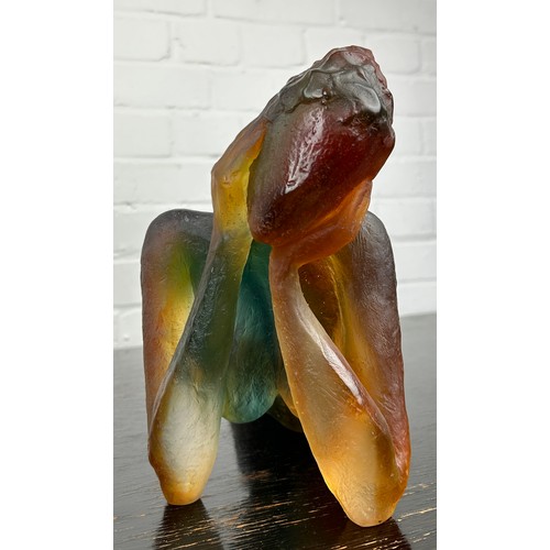 241 - SYLVIE MANGAUD LASSEIGNE FOR DAUM 'APRES L'AMOUR' GLASS SCULPTURE, 

Numbered 069/375.

Purchased fr... 