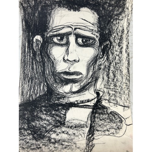 351A - TWO CHARCOAL DRAWINGS DEPICTING GENTLEMAN (2)

59cm x 42cm 

45cm x 35cm