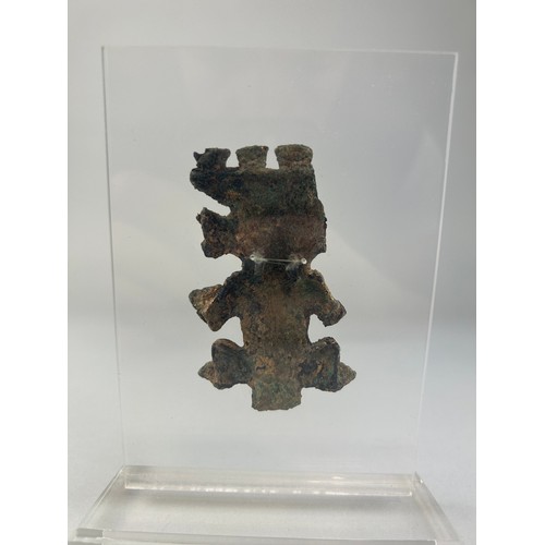 97 - A PRE-COLUMBIAN TUMBAGA SHAMAN FIGURE, 

From Costa Rica/Panama, Veraguas-Greater Chiriquí.

Circa 8... 