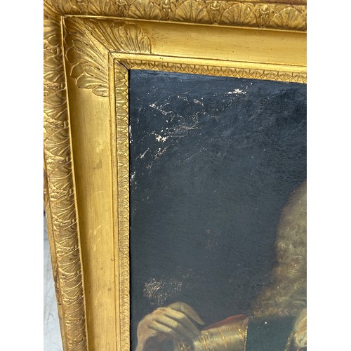 270A - AN 18TH CENTURY ITALIAN OIL ON CANVAS PAINTING DEPICTING CHARLES III OF BOURBON, 

63cm x 61cm 

Mou... 