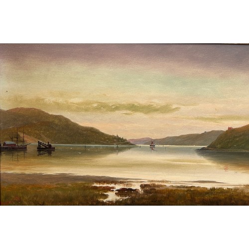 166 - JOHN DOUGLAS PERRETT (SCOTTISH, ACTIVE IN NEW ZEALAND 1859-1937): AN OIL PAINTING ON CANVAS DEPICTIN... 