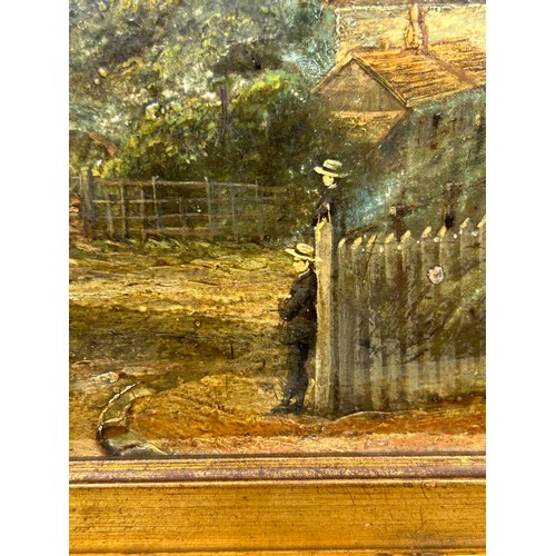 168 - AN OIL PAINTING ON CANVAS DEPICTING 'RAILWAY BRIDGE AT SELSDON', 

Signed indistinctly 'Edward...' 
... 