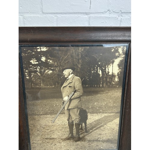 104 - A GROUP OF SIX PICTURES TO INCLUDE THREE PHOTO PRINTS, ONE OF A BOY RIDING A HORSE, ANOTHER OF A LAD... 