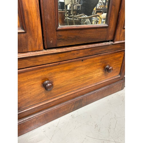 113 - A 19TH CENTURY MAHOGANY WARDROBE WITH MIRRORED DOOR,

202cm x 111cm x 54cm

This lot was dismantled ... 