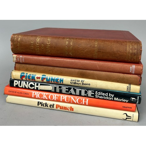 133 - A GROUP OF PUNCH RELATED BOOKS TO INCLUDE VARIOUS 'PICK OF PUNCH' AND 'THE HISTORY OF PUNCH' (7)