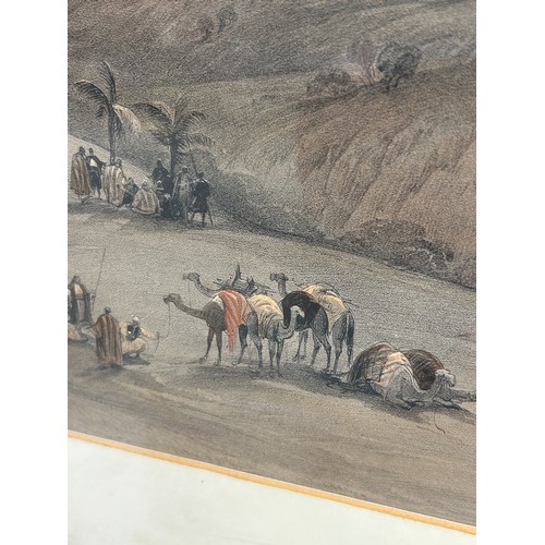 52 - DAVID ROBERTS (SCOTTISH 1796-1864): A COLOURED LITHOGRAPH, 

Some creases to bottom right. 

47cm x ... 