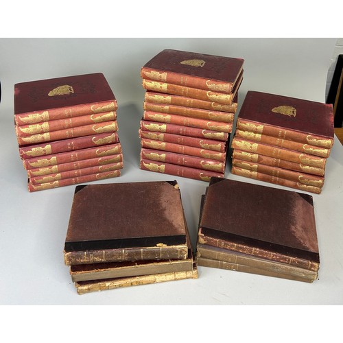 132 - A LARGE COLLECTION OF PUNCH BOOKS, VOLUMES FROM 1898 THROUGH TO 1910 (30)