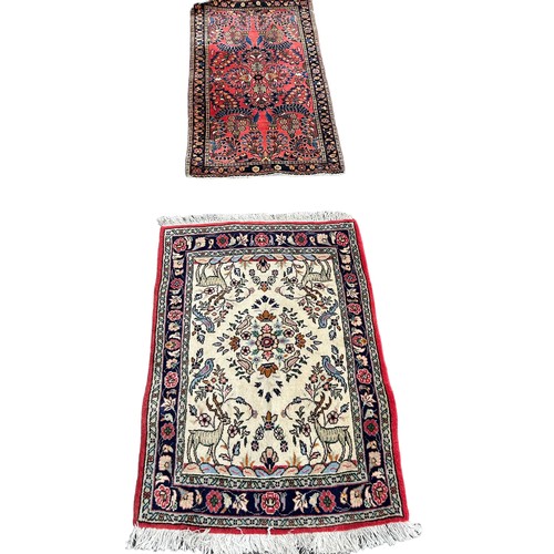 893 - A COLLECTION OF SIX PERSIAN DESIGN CARPETS, 

Largest 145cm x 105cm