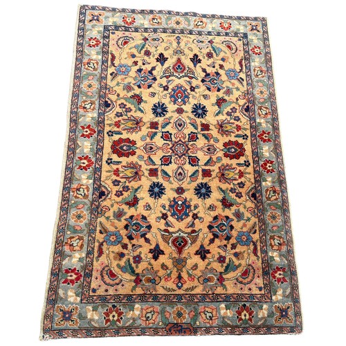 893 - A COLLECTION OF SIX PERSIAN DESIGN CARPETS, 

Largest 145cm x 105cm